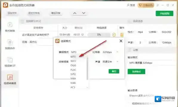 视频格式转换器音频
