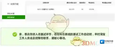 农村淘宝审核通过