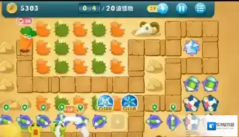 保卫萝卜EX第13关金萝卜怎么拿