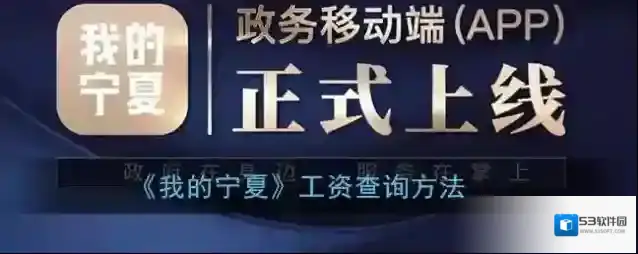 《我的宁夏》工资查询方法