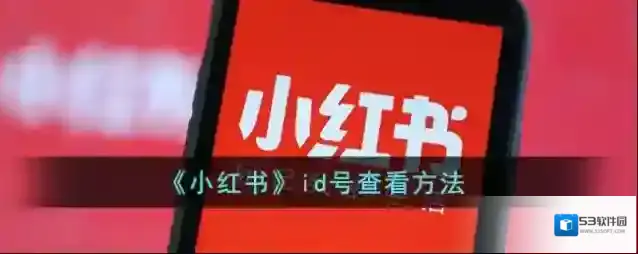 《小红书》id号查看方法