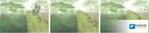 旅行青蛙青色